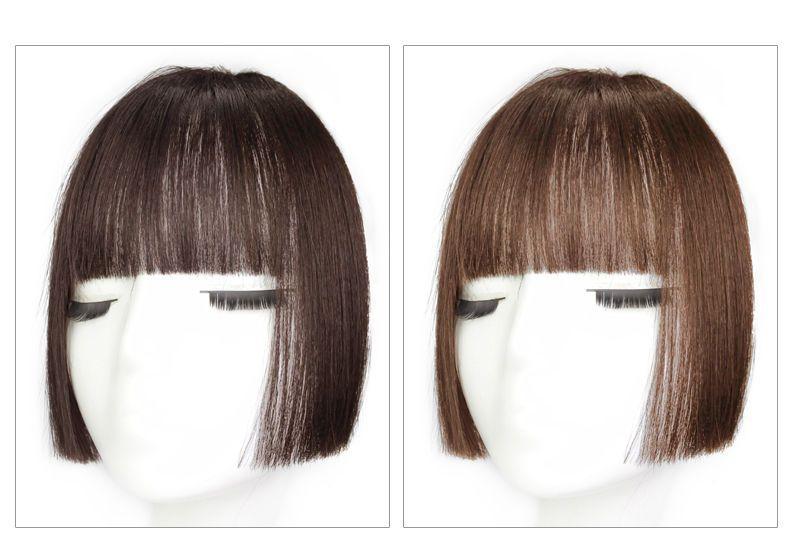 Product Introduction of hime cut bangs wigs hair extensions Hairpin wig bangs Trendy Fashion personality topper 1