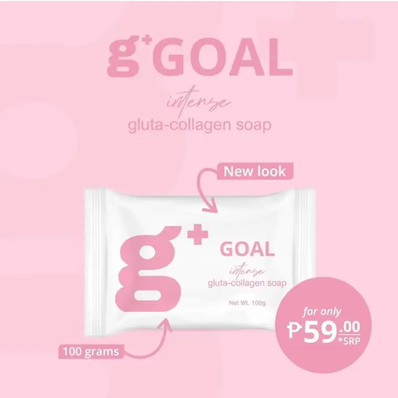 glutathione collagen soap Goal Intense Gluta Collagen Soap 100g Lightening & Brightening Glutathione, Soap All Types of Skin