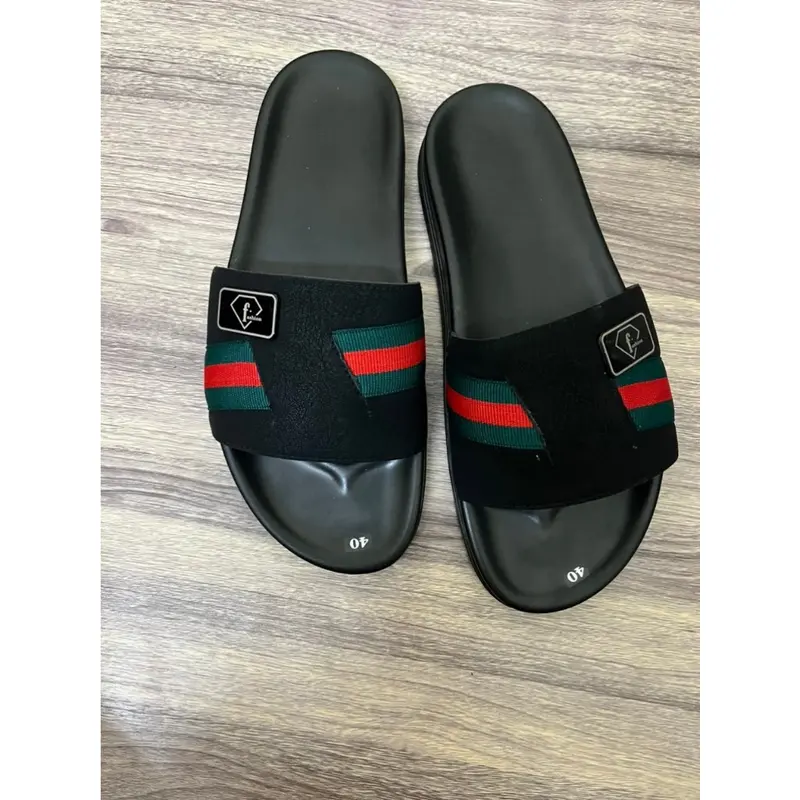 Dép quai ngang nam nữ Dù 3 phân đầy đủ các size mới nhất Slipper Đế Bằng DéP Giày 4