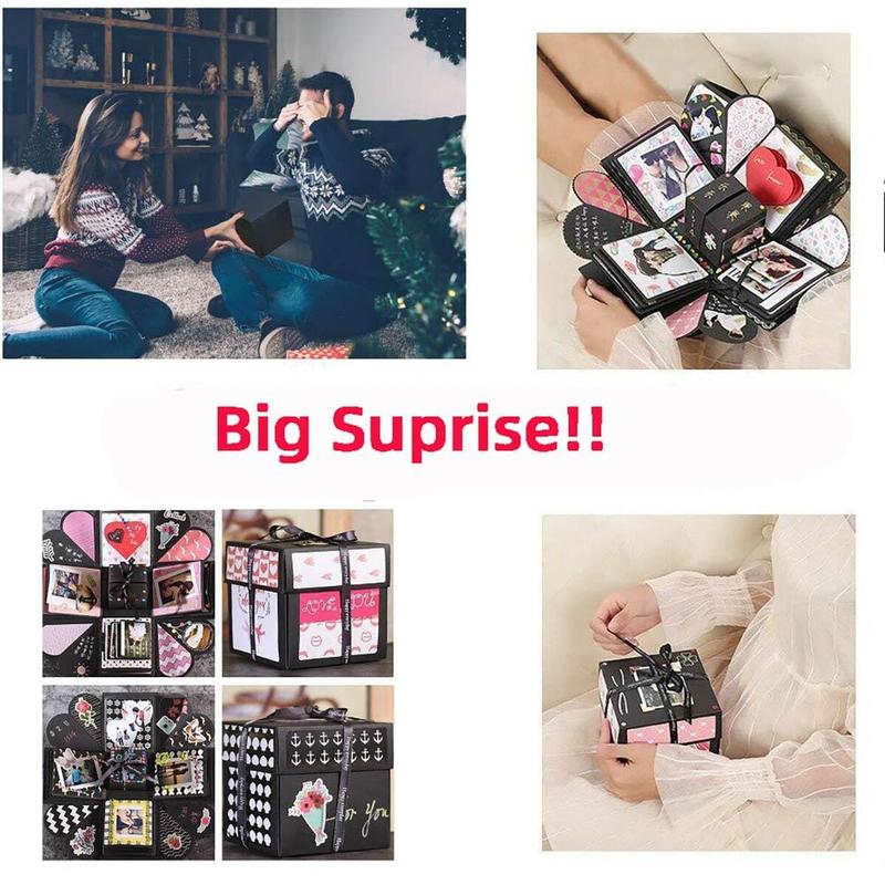 DIY Photo Album Explosion Box, 1 Box Romantic Surprise Gift Box, DIY Photo Album Surprise Box, Gift for Him/her, Decoration Items 6