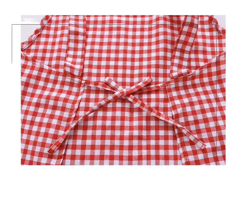 Product Introduction of Stylish apron type, home kitchen simple breathable, working anti-dirt adult oil, work clothes, new summer options 19