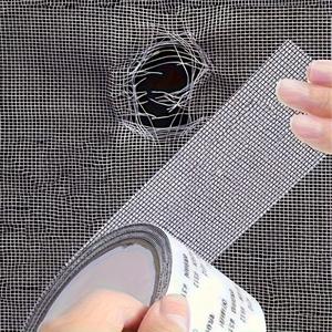 蚊帳修理テープ、防水自己粘着修理シート（バルコニー窓やカーテン用）、破れた蚊帳用の強力接着ガラス繊維修理テープ、窓・ドアの蚊帳修理用