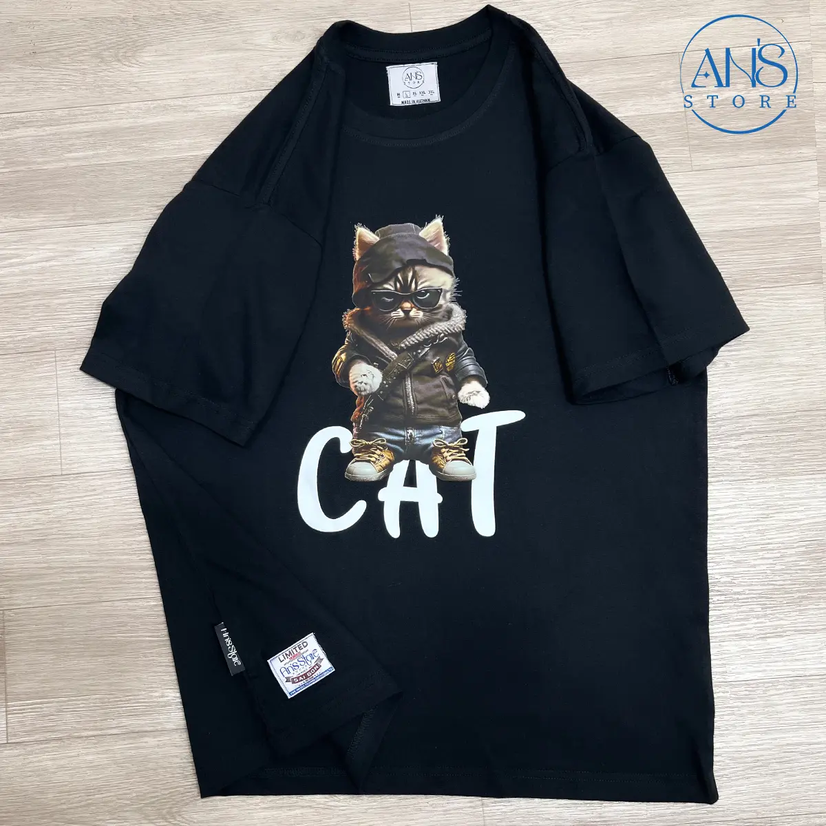 Áo Thun Unisex Nam Nữ Form rộng