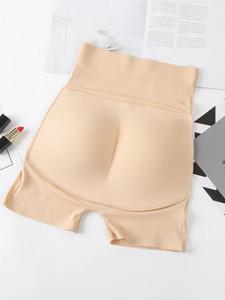 女性用無地ハイウエストシェイパーショーツ、通気性と快適なお腹引き締めヒップアップシェイパー、日常用シェイパーボトムス