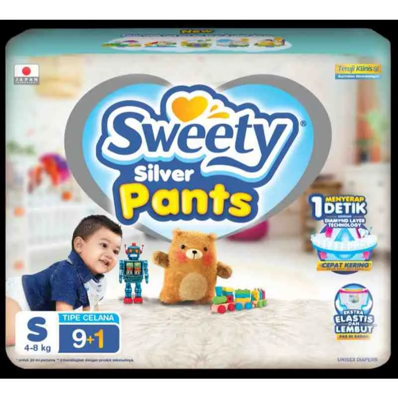 Sweety - Sweety Silver Pants Size S Isi 9+1 0