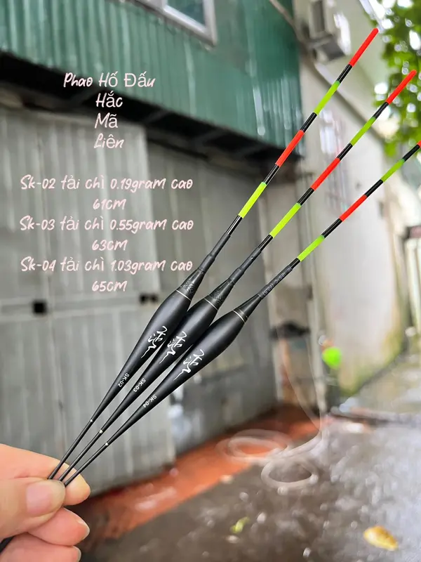 Phao Câu Cá Hố Đấu Điện Tự Cân Tải Chì Siêu Nhẹ Hắc Mã Liên 1