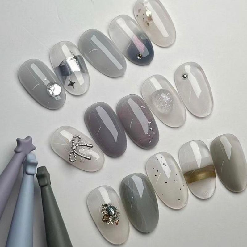 Charm trang trí móng tay siêu cute với tuyển tập những chiếc nơ xinh xắn 3