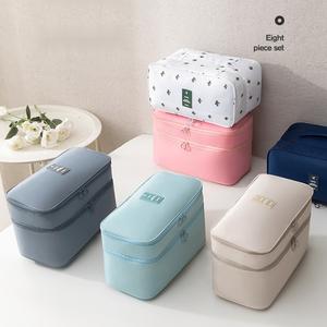 Double-layer Travel Underwear Storage Bag, Can Store Bras, Underpants, Socks, Portable Classification Organizer, Multifunctional Underwear Storage Bag, Suitable for Business Trips or Daily Storage Use