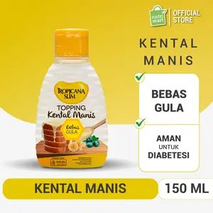 Tropicana Slim Topping Kental Manis 150ml - Bebas Gula - Cocok untuk Dessert