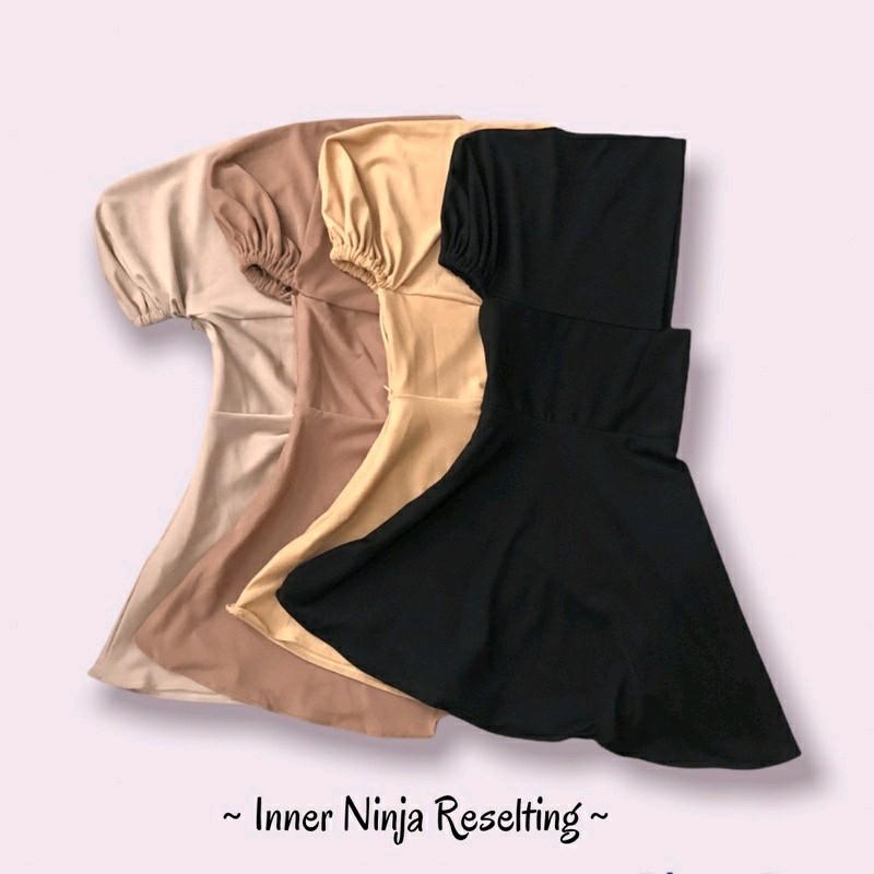 Ciput Ninja Resleting Premium Antem Adem Basic Malay Santai Jilbab 3