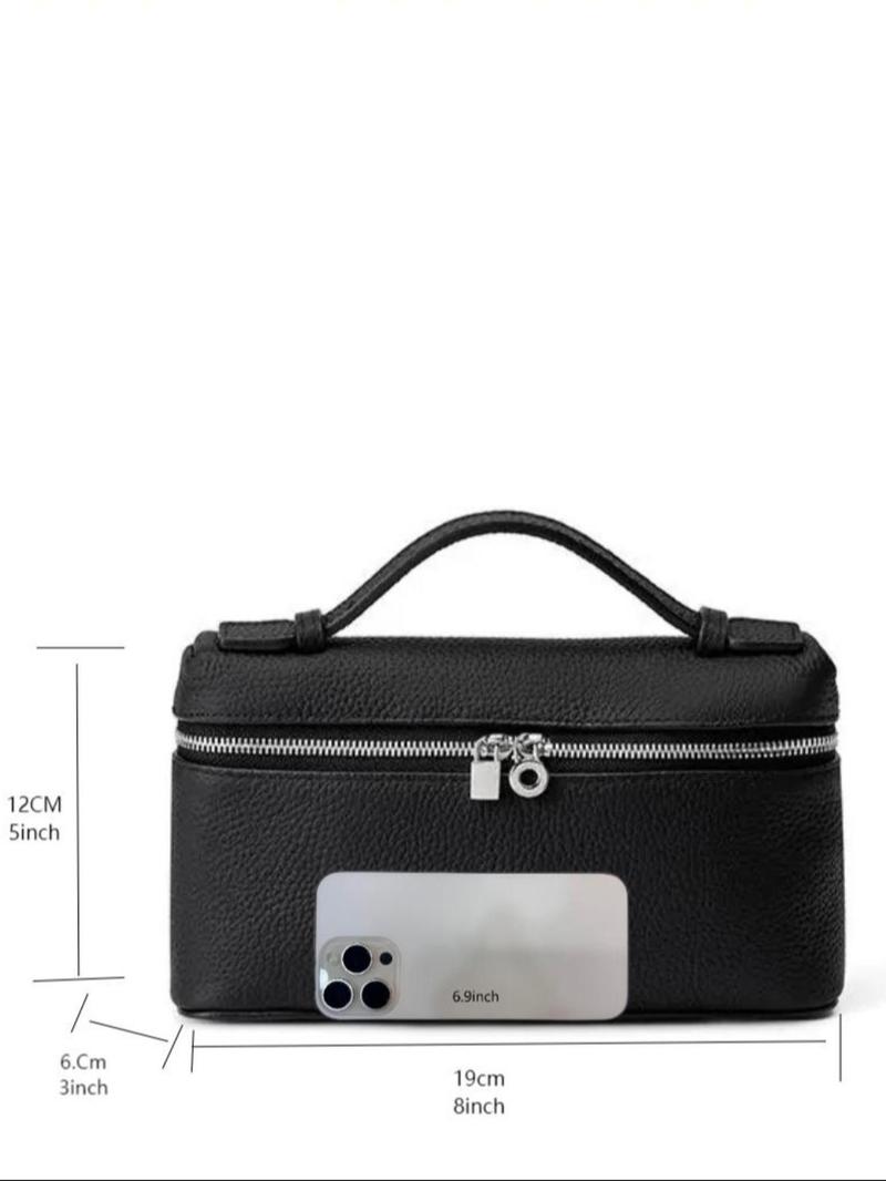 Product Introduction of Women's Solid Color Zipper Crossbody Bag, Fashionable PU Leather Bag for Daily Used, Casual Trendy Versatile High-quality Daily Commuting Bag 1