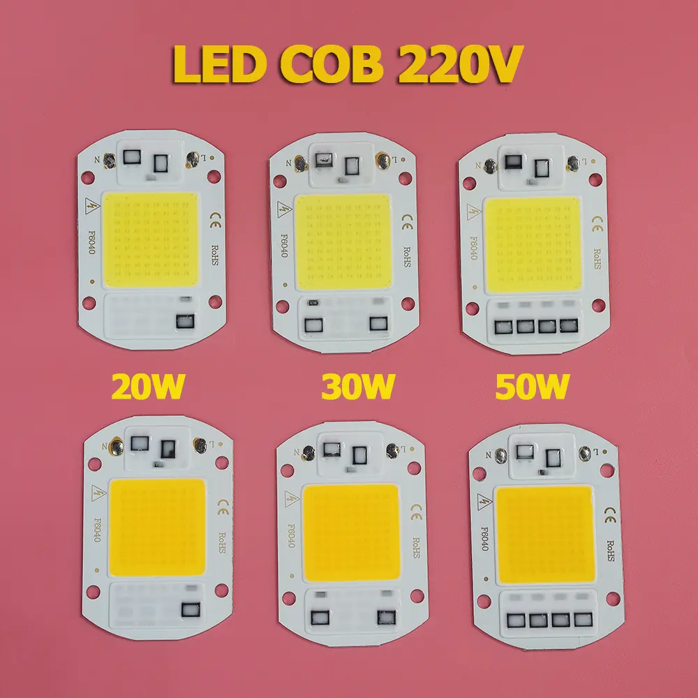 Bảng Led COB siêu sáng Chip LED 20W 30W 50W 220V