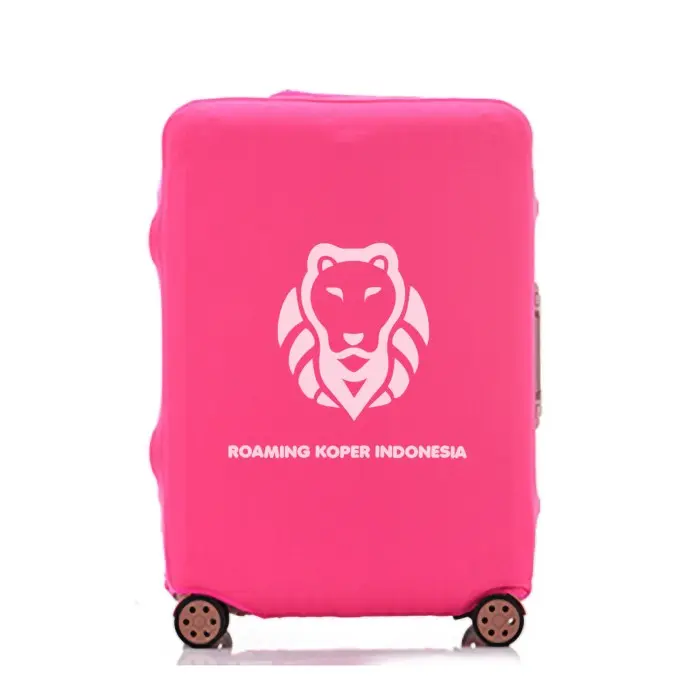 DISKON Roaming Cover Kain Elastis Sarung Koper Logo Roaming 20 Inch - 30 Inch - Pink, 28 0