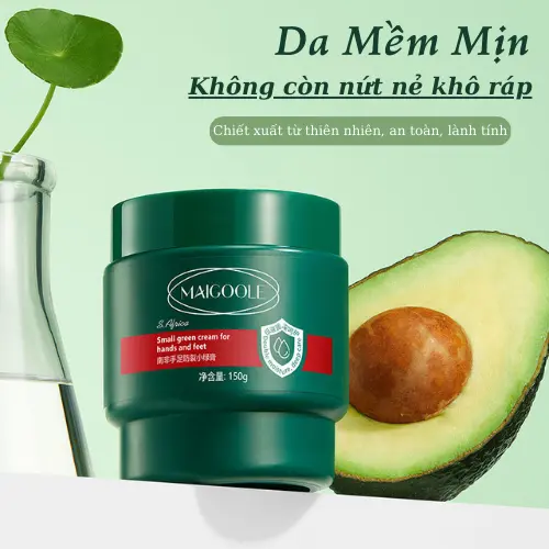 [MAIGOOLE] - Kem Hỗ Trợ Cải Thiện và Làm Mềm Mịn Gót Chân MAIGOOLE Chính Hãng, Hỗ Trợ Cải Thiện Da Chân chiết xuất từ bơ, rau má và hạt macca