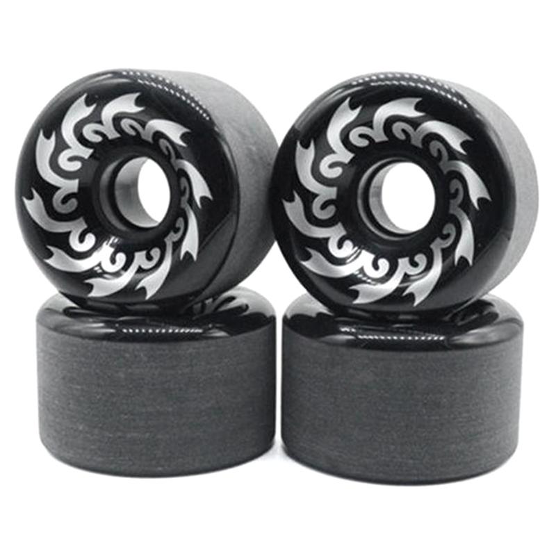 4Pcs Skateboard Accessories Double Warping 70X51Mm 82A Sliding Plate Grinding Wheel Long Board Wheels 5