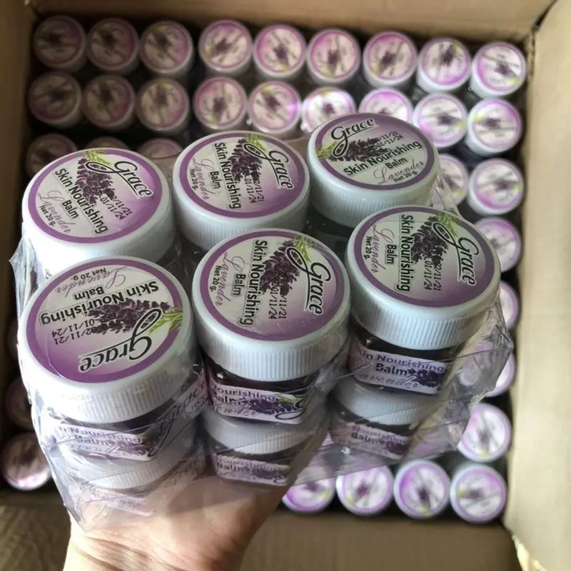 Dầu Cù Là Grace Hương Lavender Nội Địa Thái Lan 20g/Giúp Ngủ Ngon Thư Giản 4