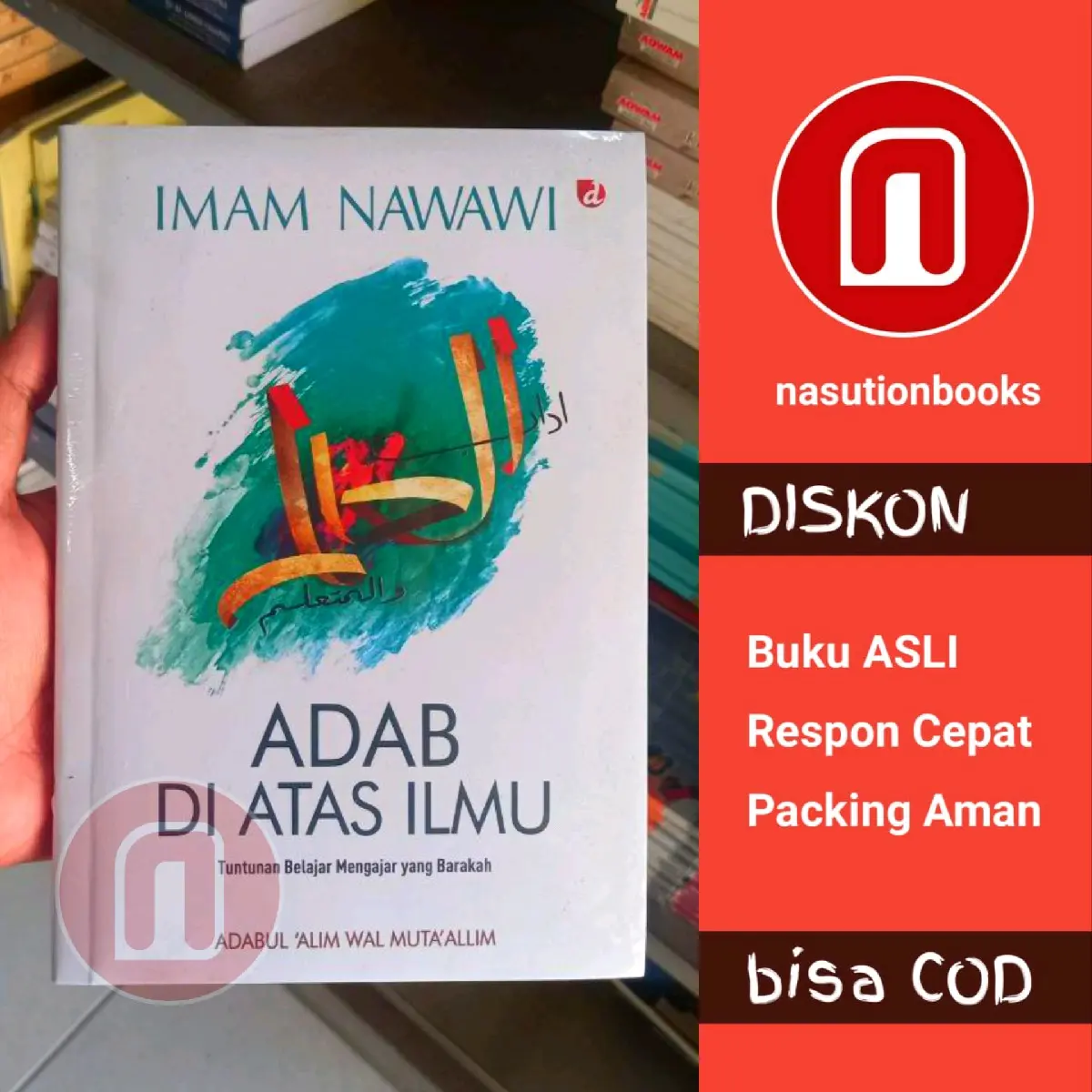 Buku Adab di Atas Ilmu Imam Nawawi | Diva Press