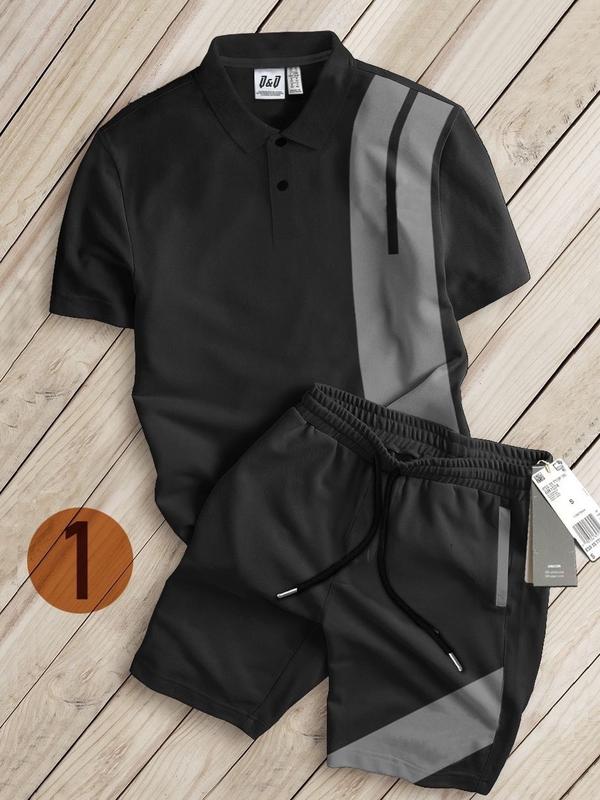Đồ Bộ Nam Cổ Bẻ Chất Vải Citi Cao Cấp Thoáng Mát Bộ Quần Áo Thể Thao Mùa Hè Phong Cách