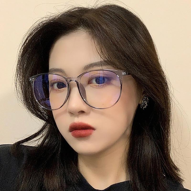 Kacamata wanita kaca bening tren tiktok terbaru viral 2024