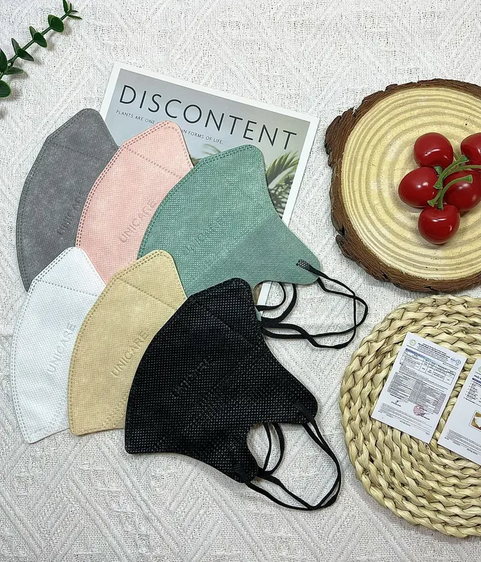 UNICARE Thùng 100 Chiếc Khẩu Trang 5D 3 Lớp Kháng Khuẩn Dành Cho Người Lớn Phụ Kiện Che Mặt Accessories Mask vn 1