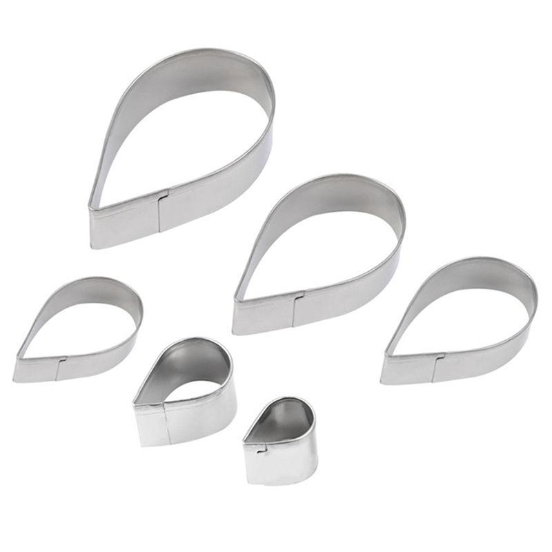 Product Introduction of [WWW] 6PCS/Set Rose Petal Mold for Cake Decor Fondant Sugarcraft Cutters Tools Mould 26