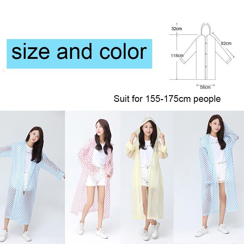 Product Introduction of Adult transparent Eva raincoat 0