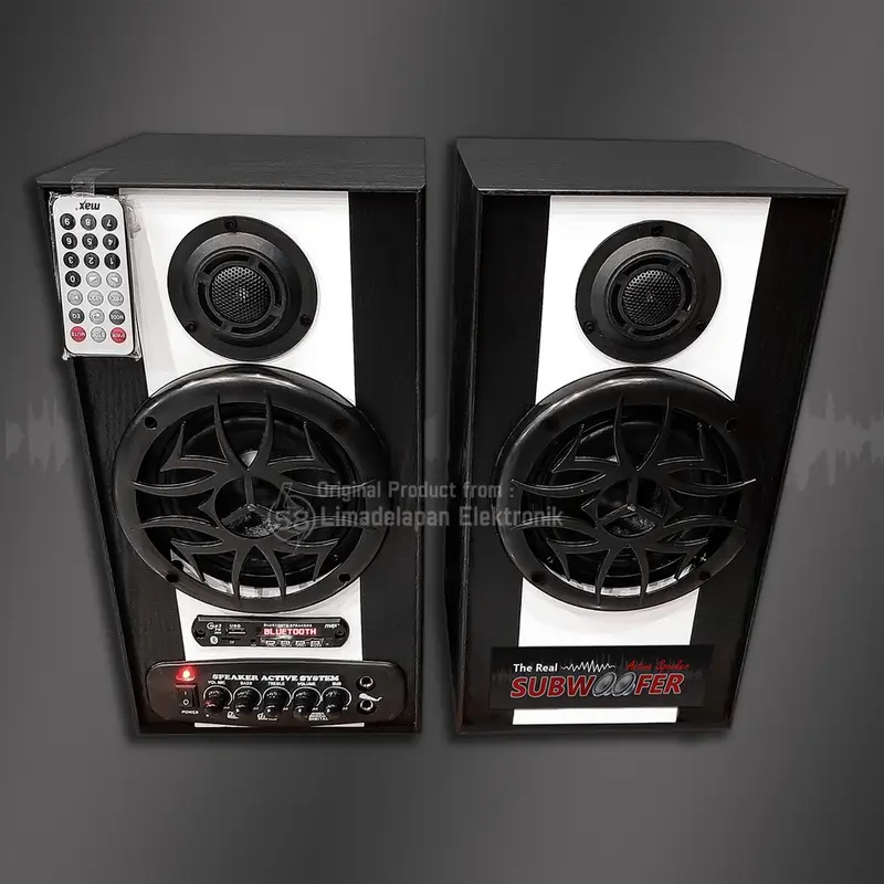 AKATRON 5000 -  5 inchi Speaker aktif subwoofer bluetooth sound dobel karaoke 5inch Bass 2