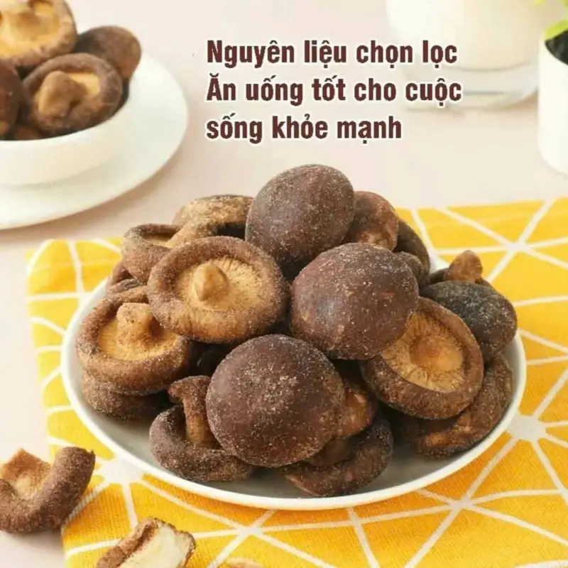 001 Nấm Hương Sấy Giòn- Organic(500g) 4