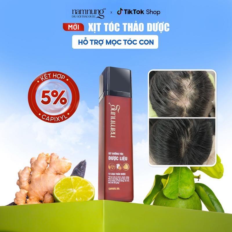 [FLASH SALE] Xịt tóc thảo dược 5% Capixyl NamNung hỗ trợ mọc tóc con 50ml Chăm sóc tóc Dưỡng tóc nữ - Giảm 39%