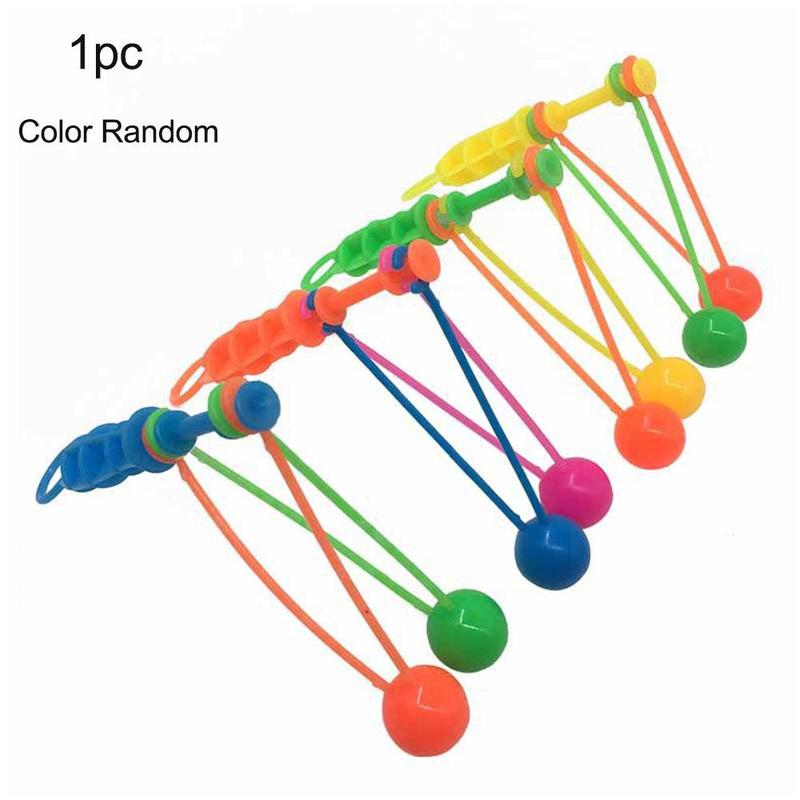 Product Introduction of 1Pcs School Toys Latto Latto Handle Hand-Cranked Double Touch Ball Plastic Classic Nostalgic Casual Toy Children's Day 19