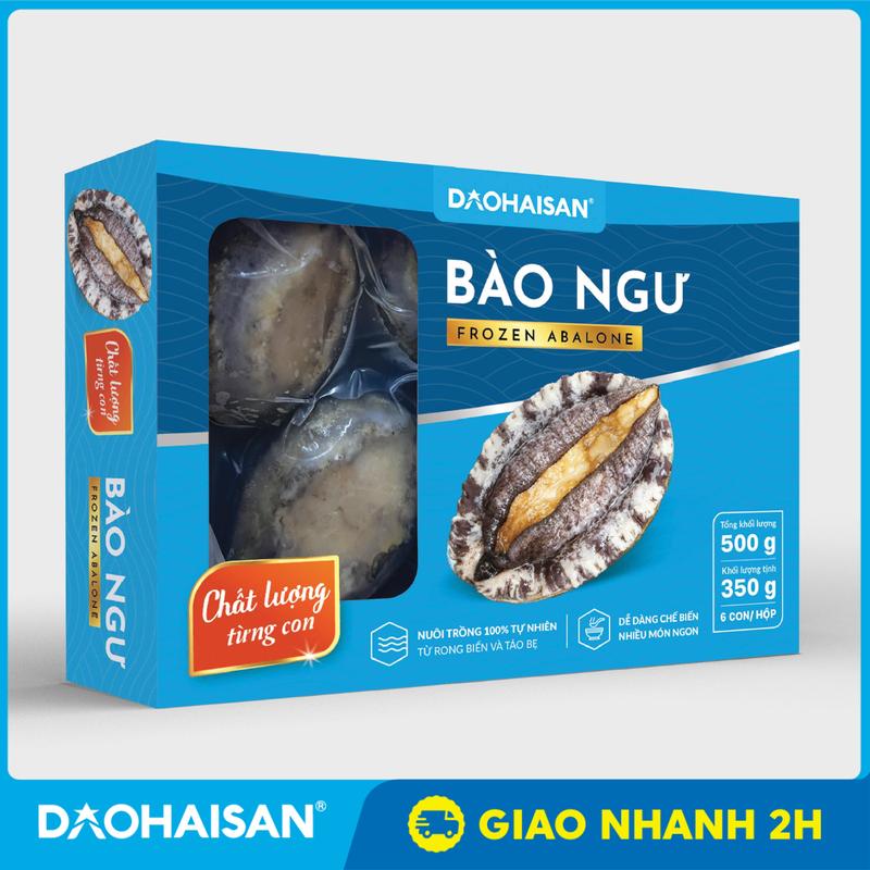 [HCM - Giao 2H] Bào Ngư Size 12 Con/Kg Đông Lạnh Cao Cấp Nguyên Con - Đảo Hải Sản