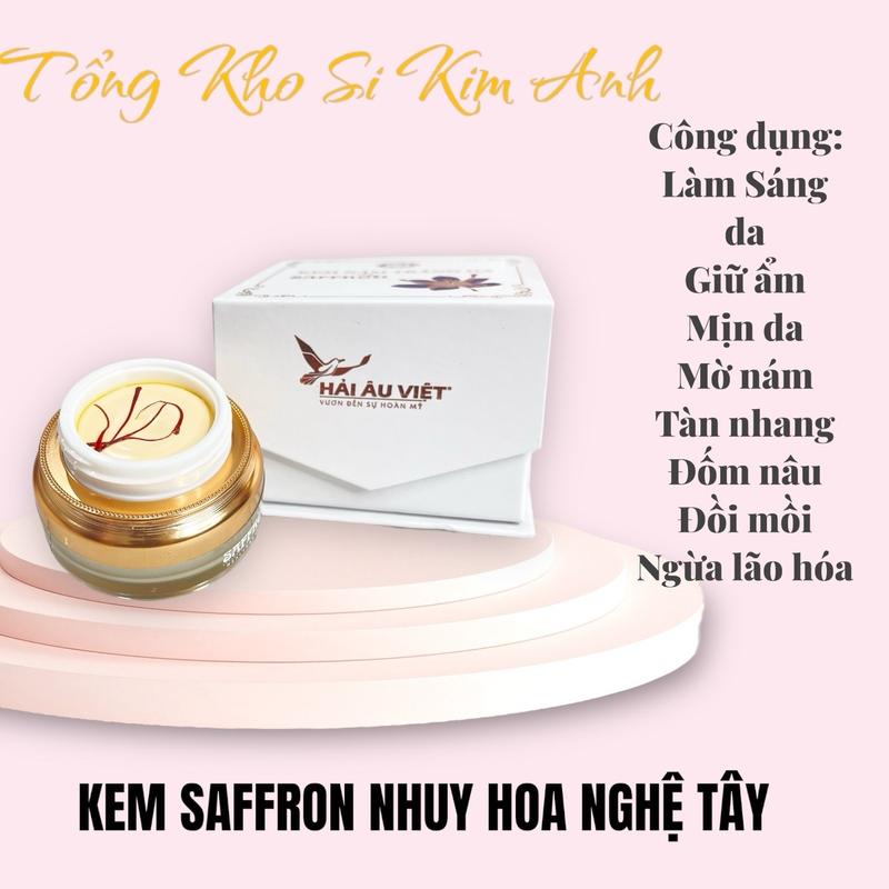  KEM FACE SAFFRON NHUY HOA NGHỆ TÂY 