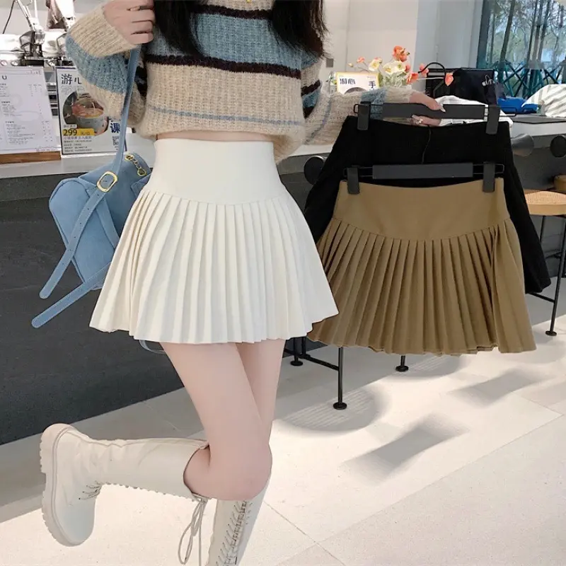 3029-Chân váy xếp ly nhỏ, chân váy tesnis dáng ngắn, chân váy ngắn xếp ly phong cách hàn quốc Nữ 5