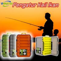 Gambar Vinnatsu-3 Warna Pengatur Kail Ikan Two Sided Plastic Lure Case Box Kotak Penyimpanan Perlengkapan Memancing - Hijau dari Vinnatsu Kab. Tangerang 1 Tokopedia
