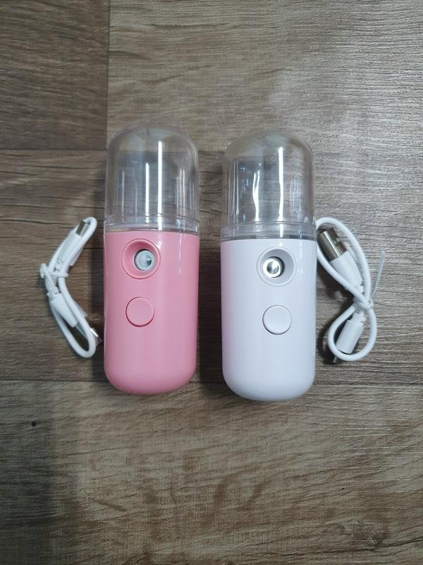 Máy xông mặt xịt khoáng nano mini phun sương dưỡng da sạc điện 30ml 0