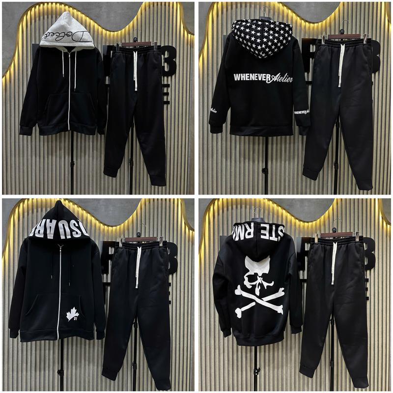 Bộ quần áo nỉ Philipp Boy phố nam nữ hottrend - Menswear, Pants