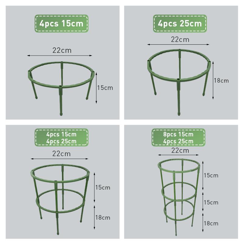 Product Introduction of Plant Support Pile Stand Climb for Flowers Grow Greenhouses Support Fixing Rod Plant grow Holder Orchard Garden Bonsai Tools 17