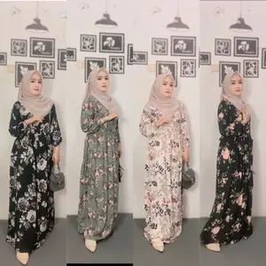 MIDI DRESS RAYON JUMBO LD 120/ HOMEYDRESS TERBARU S