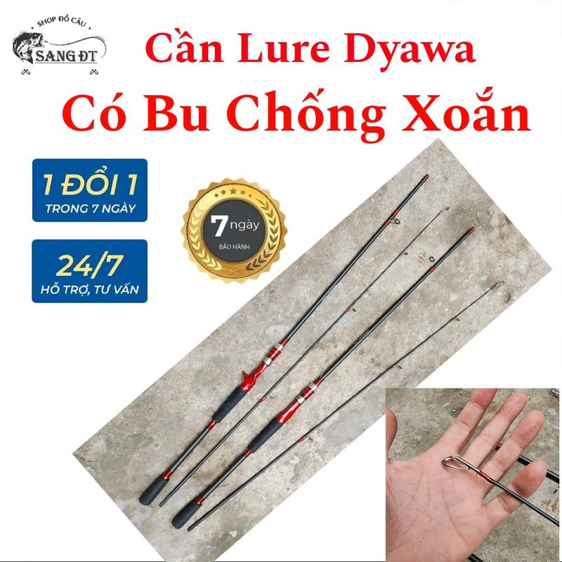 [Bảo Hành 7 Ngày] Cần Câu Lure Dyawa Có Bu Chống Xoắn Chất Liệu Cacbon Rỗng Nhẹ