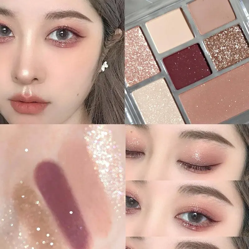 Eyeshadow Blush On Palette 7 Warna Tahan Air dan Tahan Lama 2