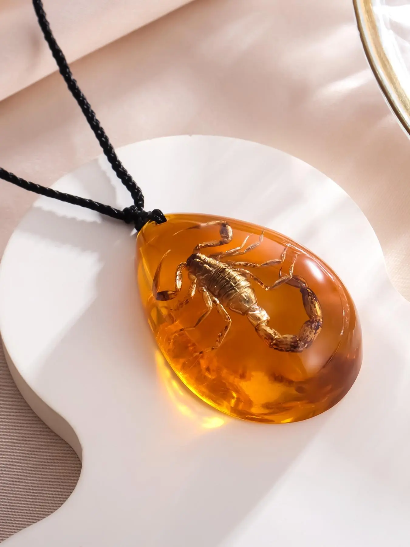 Punk Fashion Scorpion Design Pendant Necklace, Casual Trendy Pendant Necklace for Men, Fashion Jewelry Accessories for Daily & Party Decoration