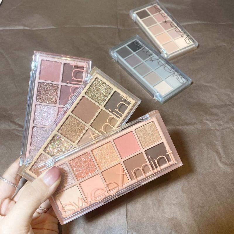 Product Introduction of Mắt nói lời chưa cần lời  Phủ bóng là tỏa sáng! Bảng phấn mắt nhũ kim tuyến Sweet Mint 10 ô, Phấn mắt 10 ô Sweet Mint lên tone màu cực đẹp siêu xinh bảng  ấm  mona nước  tẩy  trang  b5  son mi  giả  hoa  quỳ  tử  dino  215  biết romand  25 sonduongmoi 0