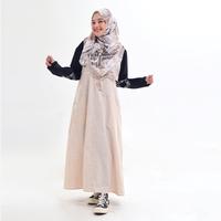 Gambar Rabbani - Atasan Over All Muslim Wanita Dara Lengan Pendek Zeenar Exclusive - 33B JerseyCream, XS dari Rabbani ID_NEW Kota Bandung 1 Tokopedia