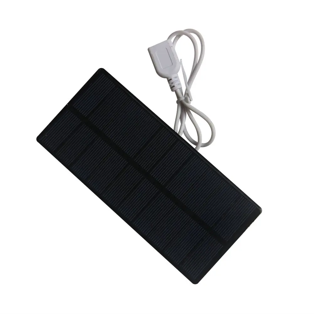 5V 2.5W USB Mobile Phone Charger Solar Panel Power Bank Portable Charging Board