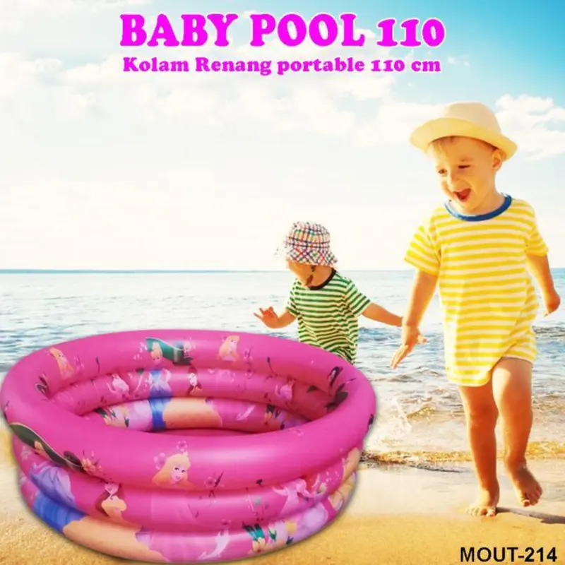 KOLAM RENANG ANAK BABY POOL 110 CM Cewek Cowok Set Hadiah sand toys water 0