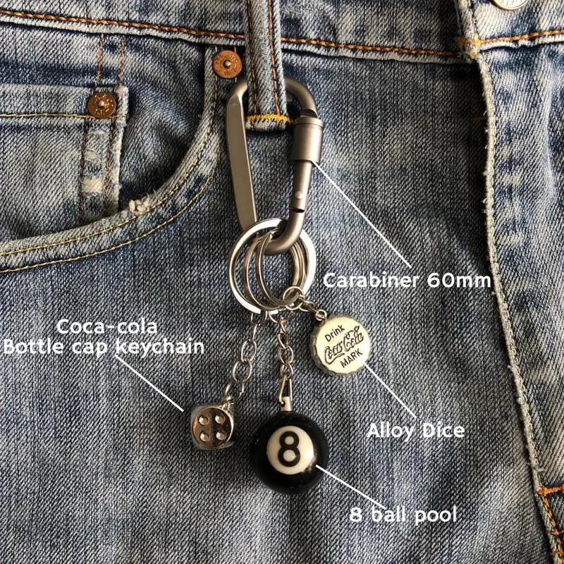Carabiner Keychain Kalcer Gantungan Kunci Skena Aksesoris 5