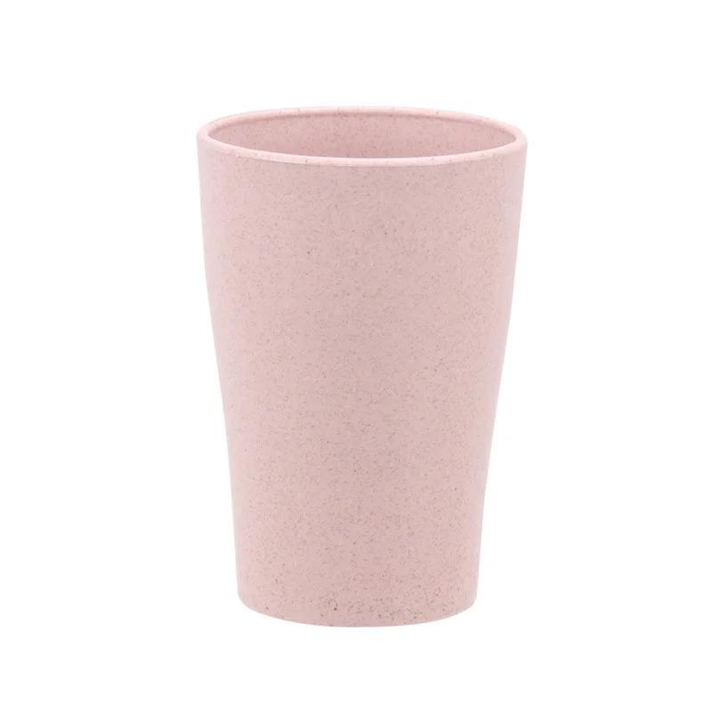 Wheat Straw Water Cup 4Pcs/set Multi-Functional Coffee Glue Plastic Biodegradable Mouthwash Toothbrush Cup Reusable Kids Glass 5