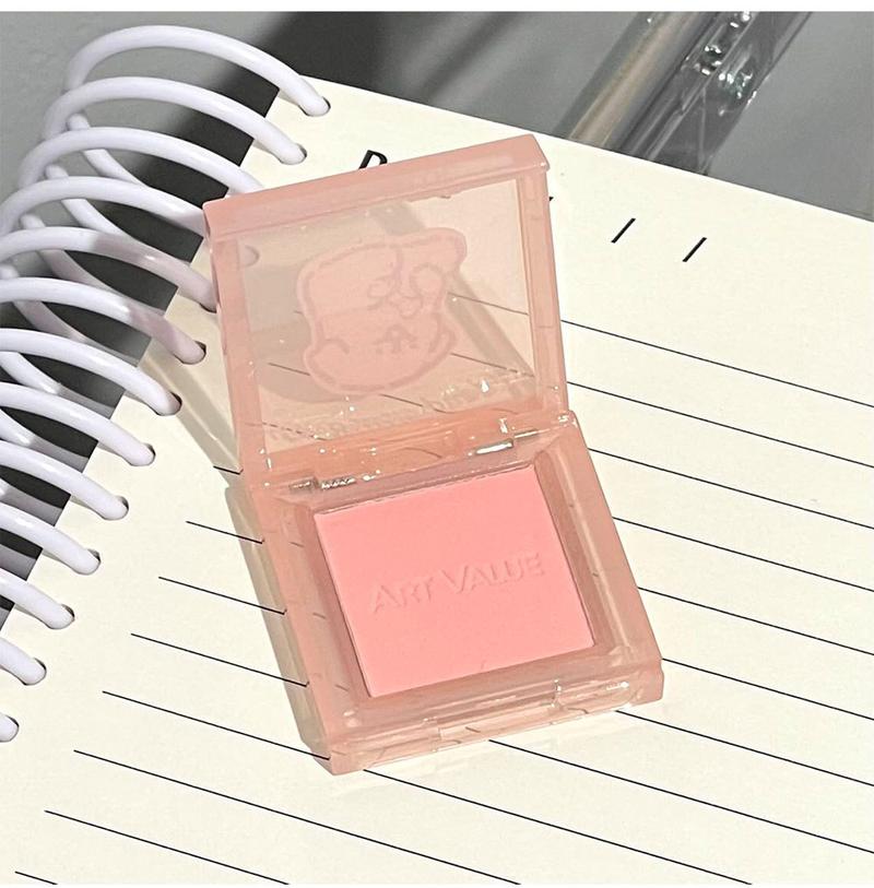 Product Introduction of Cute Dog Repair Monochrome Blush Natural Matte Repair Tender Girl Versatile Low Saturation Vitality Blush Mud Rouge Makeup 14