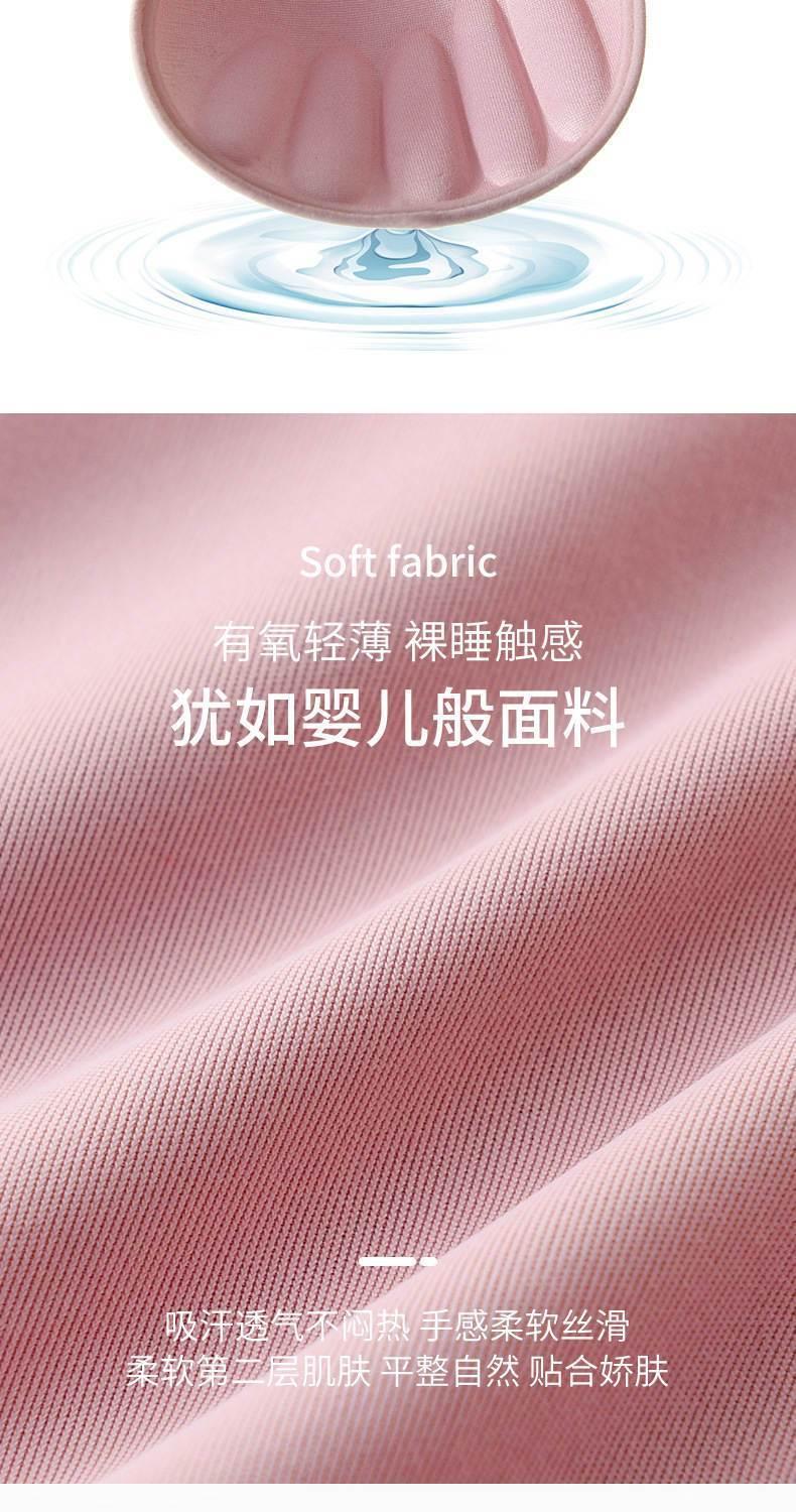 Product Introduction of Shangpin Peace of Mind Generation ICE Cotton Underwear Women's Underwired Tube Top Vest Yoga Sleep plus Size Comfort Bra 8