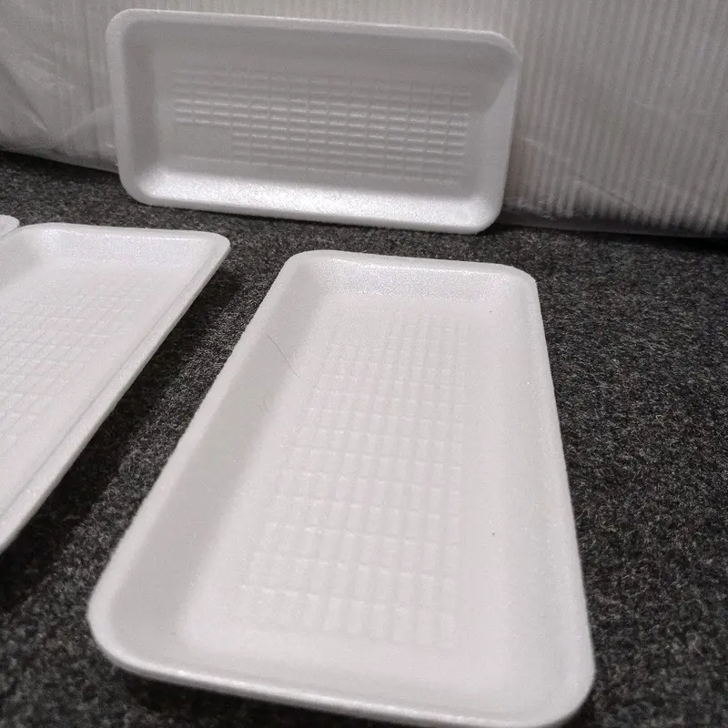 50 pcs Styrofoam buah tatakan uk 21*10 Piring 2